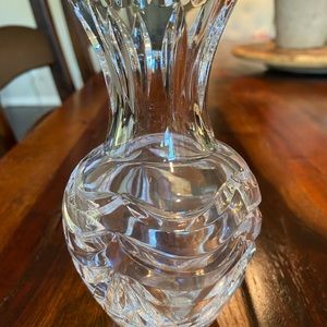 Petite cut crystal bud vase